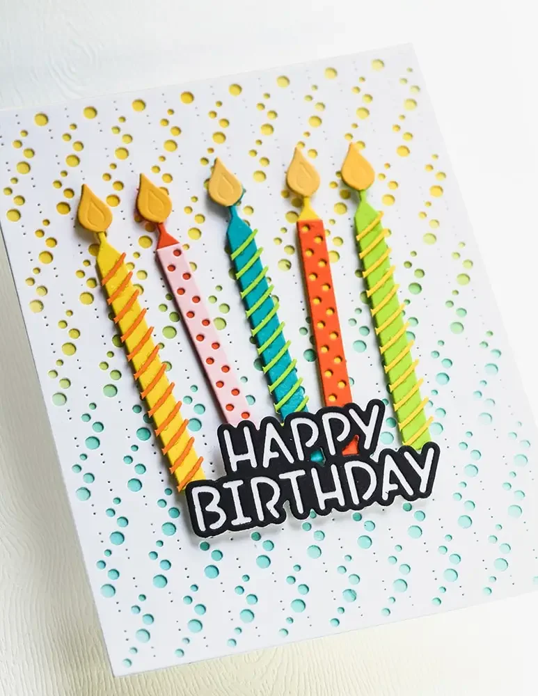 Bubble Dots Plate Dies Scrapbook Diary Decoration Stencil Embossing Template Diy Greeting Card Handmade New