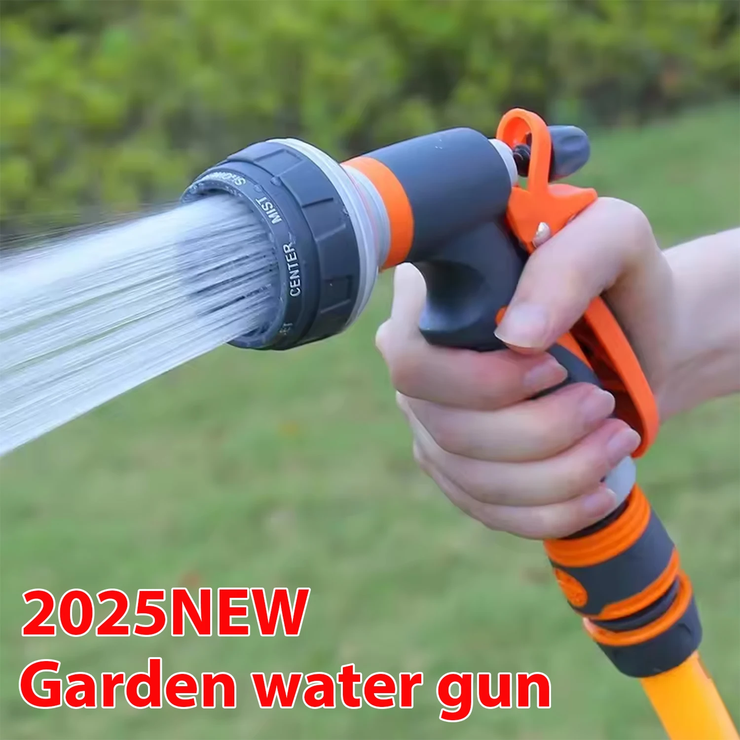 Car Wash Water Gun Many Pattern Garden Hose Nozzle Multifunctional Household Yard Sprayer