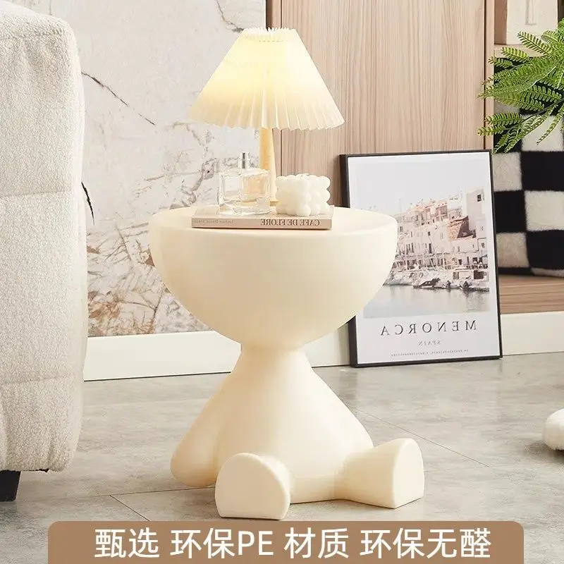 크리에이티브 소형 평면 찻상, 거실, 가정용 의자, 소파, 발코니, 작은 찻상 침실 코너 침대 헤드 테이블, 엔드 테이블