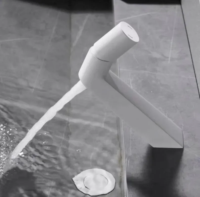 Description Picture 4 of itemBathroom Utensils Mixing Faucet Creative Design Brushed Gold Cold And Hot Basin One Hole Sink Metal Tap Accessories Bath