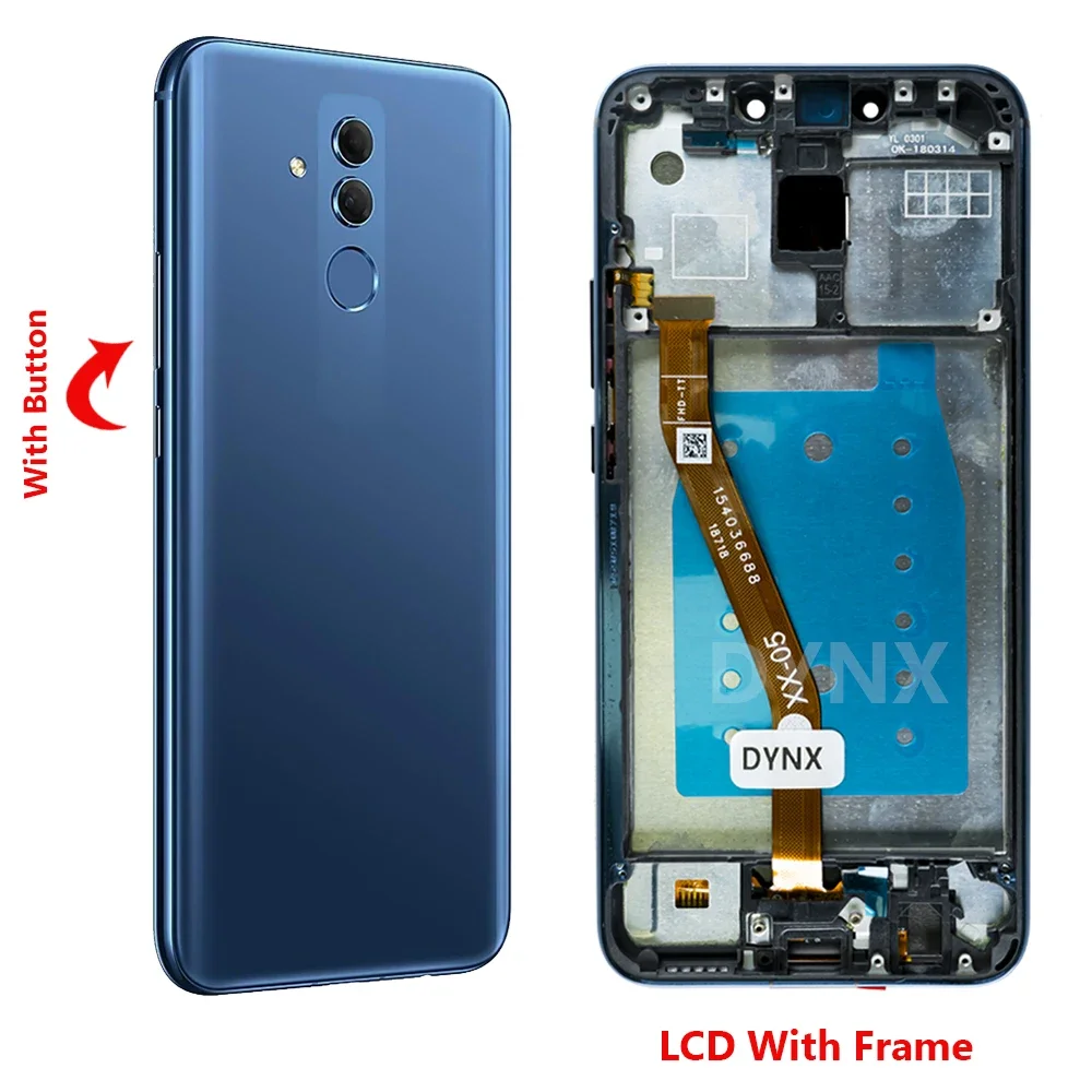 100% протестированный 6,3-дюймовый ЖК-дисплей для Huawei Mate 20 Lite ...