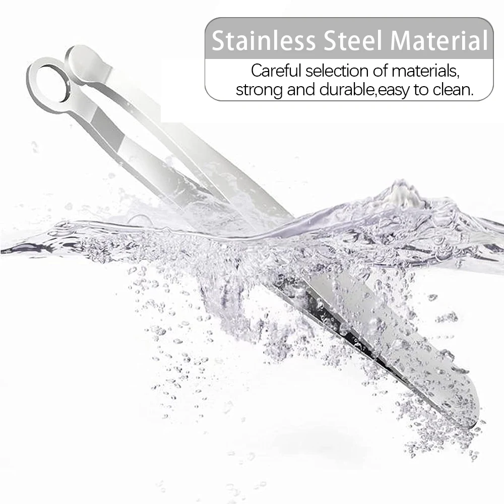 Nose Hair Trimming Tweezers Stainless Steel Round Tip Perfect Nose Hair Clipper Cleaner Cut Manicure Ear Removal Tweezers