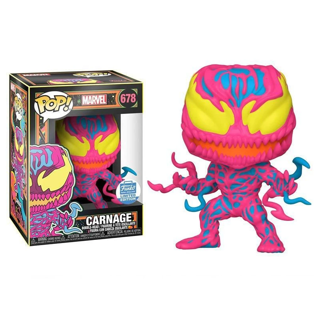thumbnail image 1 of Funko pop Venom y simbiontes Carnage n.º 889 Loki venomizado n.º 368 Venompool n.º 300 Figura de vinilo Muñeca Modelo Juguetes, 1 of 5