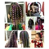 6Pcs Colorful Cute Girl Curler Hair Braid  Styling Tools Roller Braid Tie Gum Women  Accessories DIY Hairstyle Tool 6