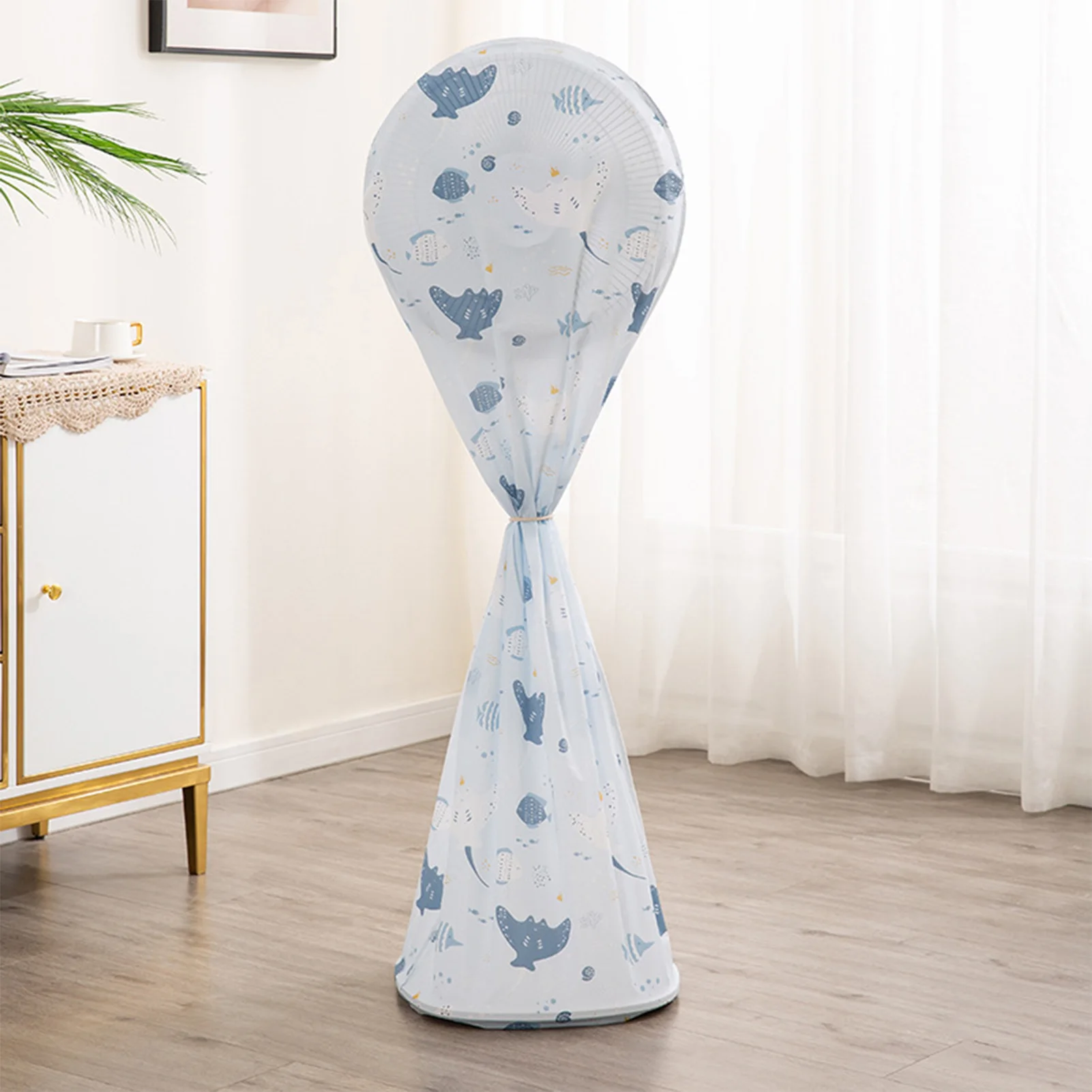 Waterproof and Dustproof All-inclusive Electric Fan Dust Cover Reusable Household Stand Fan Dustproof Protective Cover