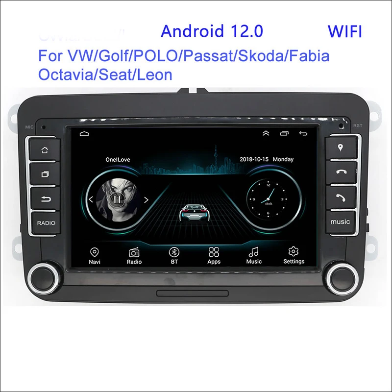 7 inch car phone android car navigator MP5 player GPS all-in-one black 4G and WIFI music player with display