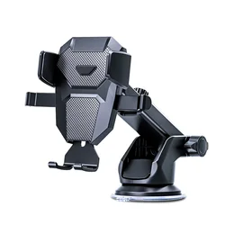 Universal 360° Car Phone Holder with Sucker Mount for Windshield and Dashboard (B)