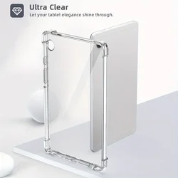 Premium Transparent Protective Tablet Case - Universal Fit - Tab S9 Plus 12.4inch (Transparent)