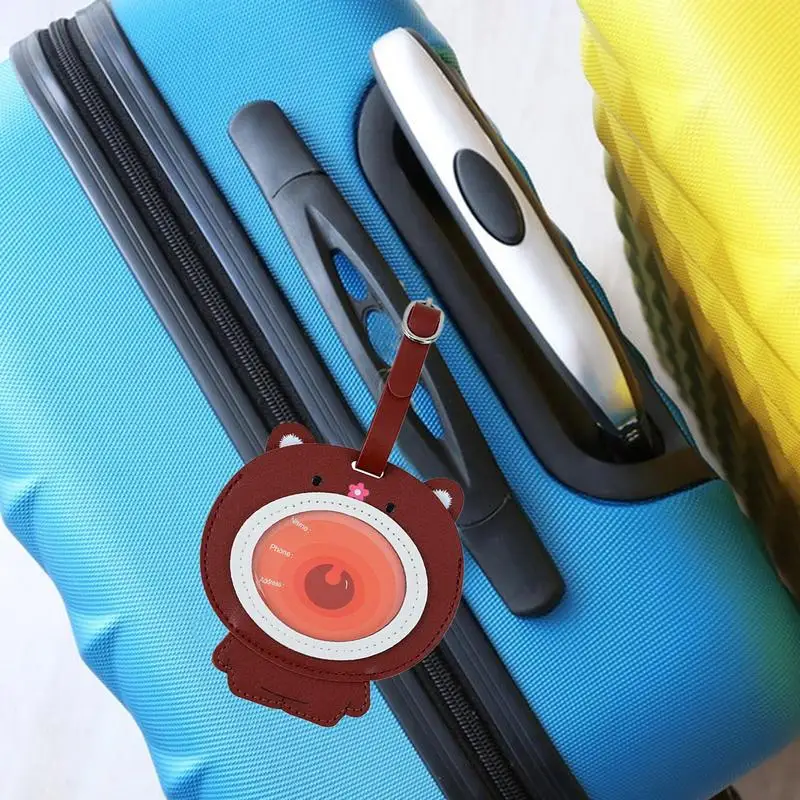 Travel Bag Tags Animal Suitcase Decorations Luggage Identifiers Beautiful Backpack Decorations Travel Accessories For Women Men