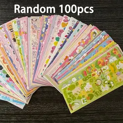 50 - Sheet Creative Decoration Stickers for Laptops, Journals, and Refrigerators - Perfect Holiday Gift Set (100pcs Random color)
