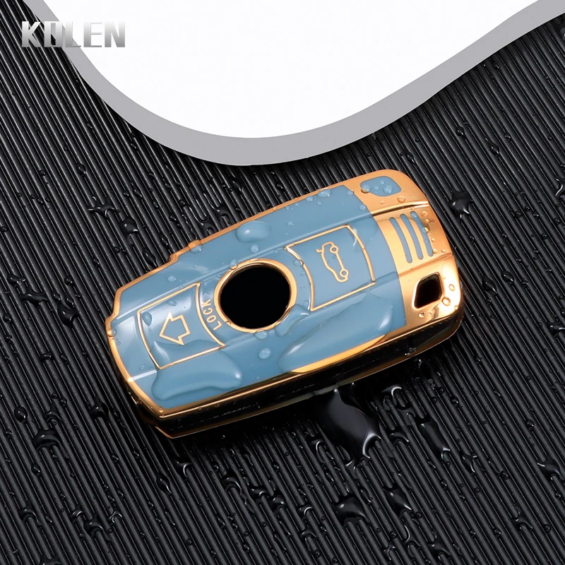 TPU Car Smart Key Case Cover Fob Protector Shell Accessories For BMW E60 E61 E70 E81 E87 E90 E91 E92 X1 X5 X3 1 3 5 6 Series Z4 key case cover key case car key shell remote control case cover