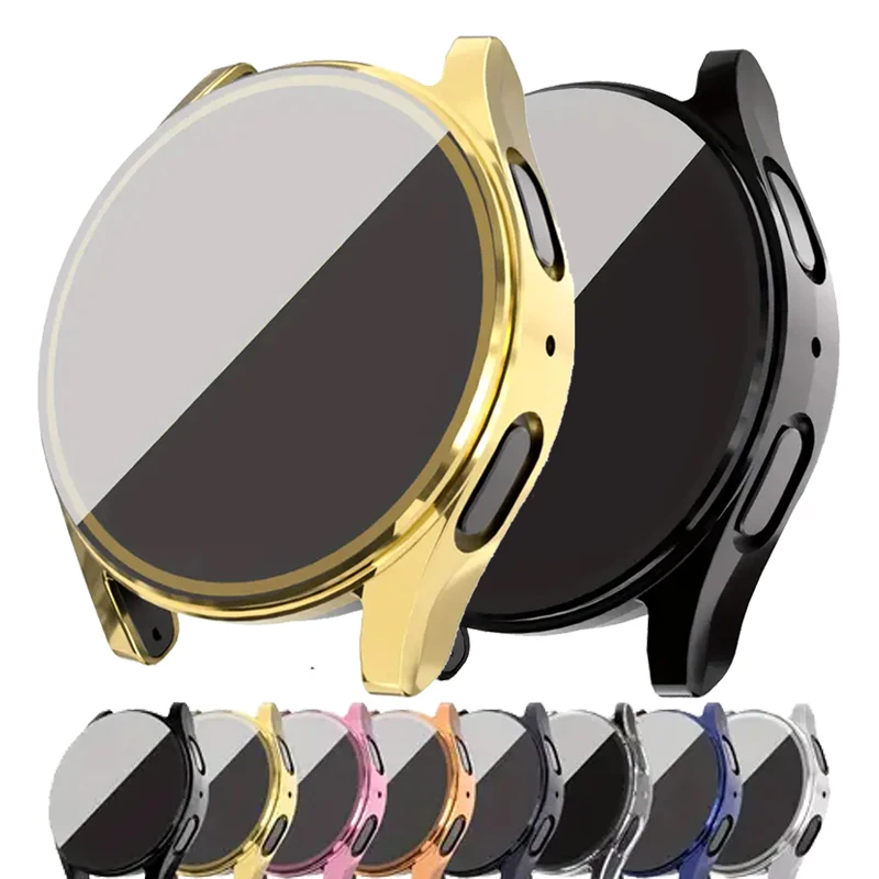 Watch Screen Protector Case Watch Accessories Watch Screen Protector Watch Case Watch Protective Case Watch Cover Watch Protective Cover TPU Protective Case Bumper Protective Case TPU Case for Samsung Galaxy Watch 7 40mm 44mm Full Cover Screen Protector Cover Shell