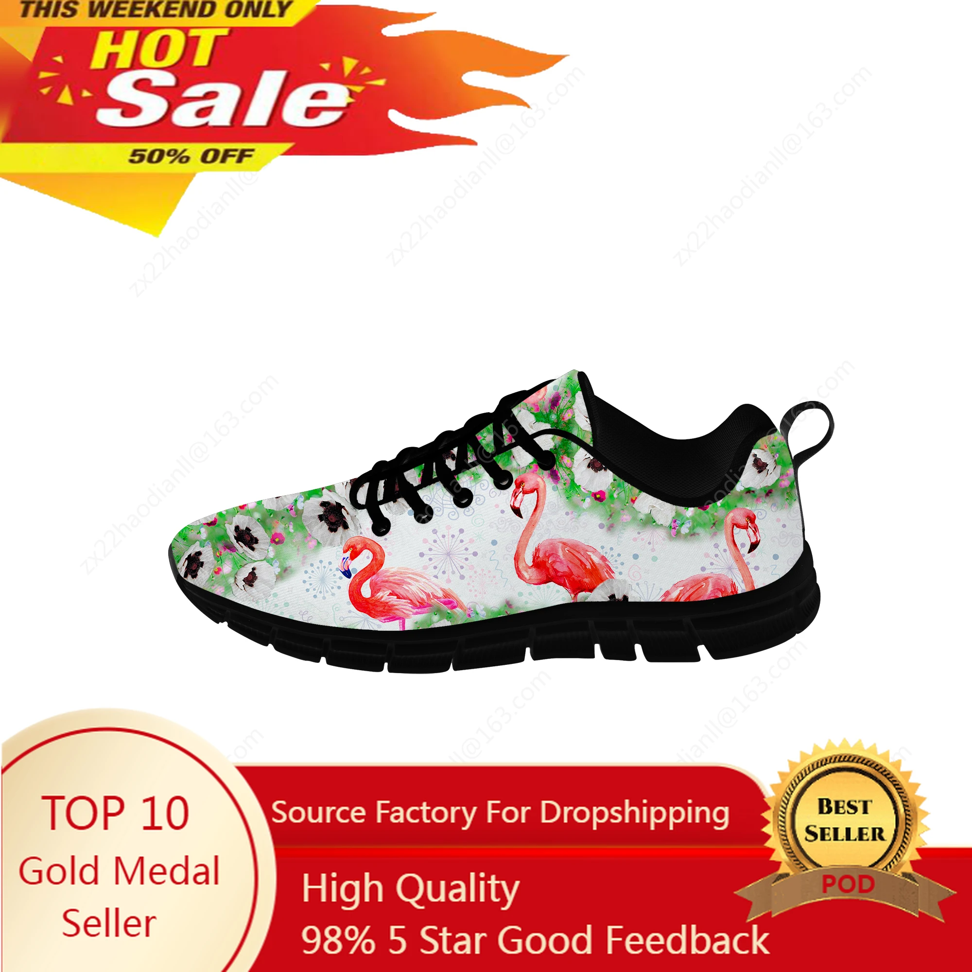 

Flamingo Low Top Sneakers Mens Womens Teenager Casual Shoes Running Shoes 3D Print Cosplay Breathable Lightweight shoe