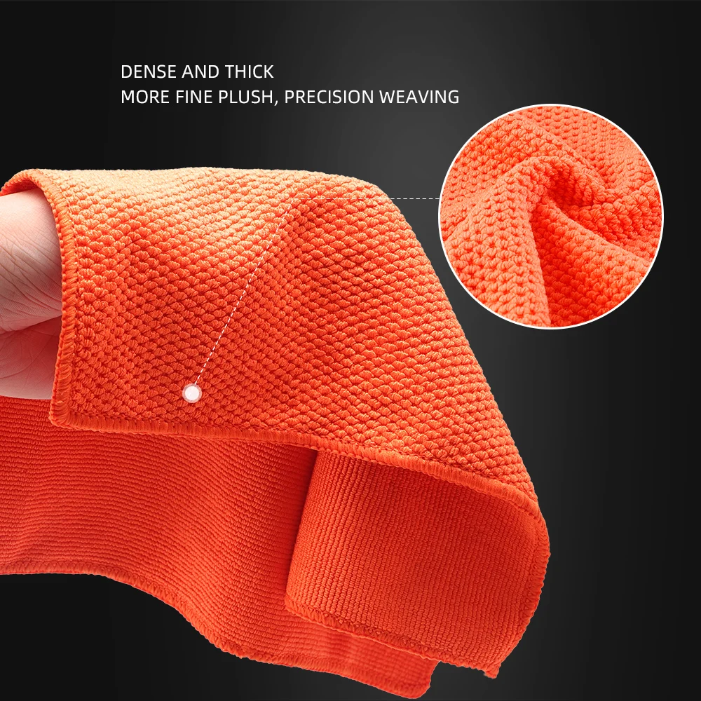 SPTA 극세사 세차 타올, 양면 왁싱 타올, 흡수성 차량 관리 천, 왁싱 제거