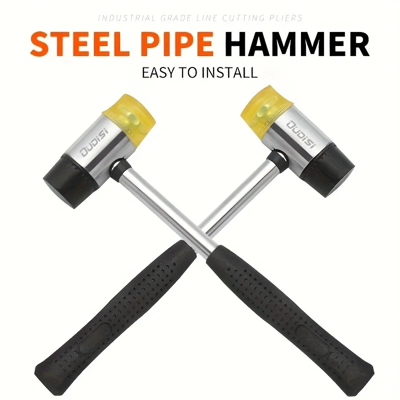 rubber hammer installation hammer equipped with wood ring mandrel sizer for repair and adjustment 1pc