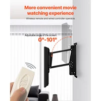 SucceBuy Motorized TV Wall Mount for 32 to 55/65/70 Inch Adjustable TV Mount Bracket w/ Max VESA 24 x 16/24 in Up to 88-132 lbs - Image 5