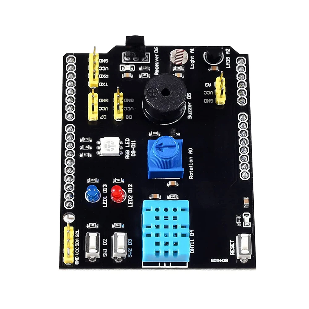 Placa de expansión multifunción DHT11 LM35, sensor de zumbador de
