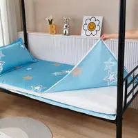 WOSTAR Fully enclosed two-way with zipper mattress protector cover couple/baby single double bed sheet protection pad king size 4