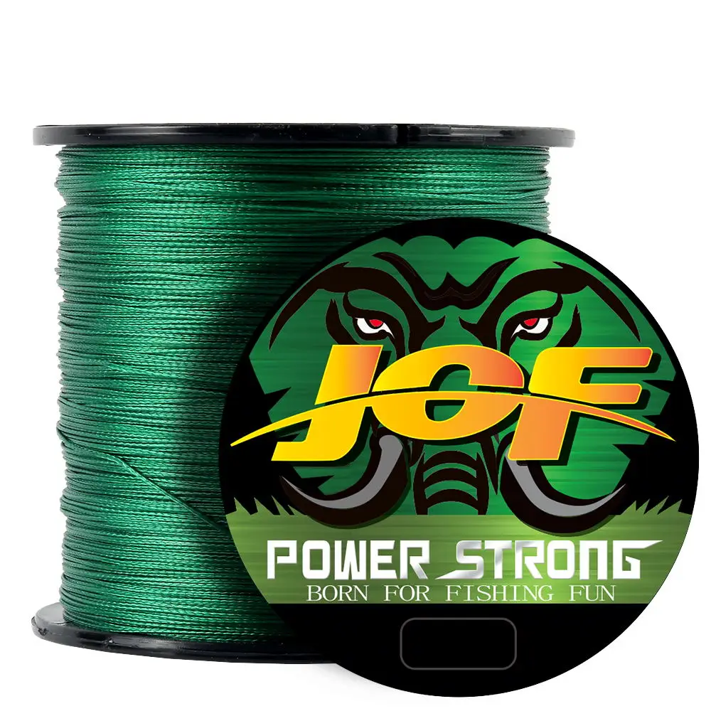 JOF New 8 Strands Fishing Line 300M 500M Japanese Multifilament 100% PE Durable Wire Carp Super Strong Woven Thread Tackle 5