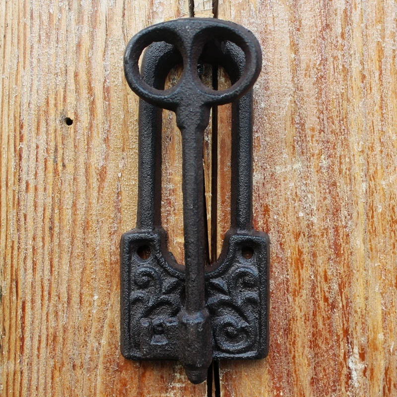 Cast Iron Door Handle for Courtyard Garden Doors