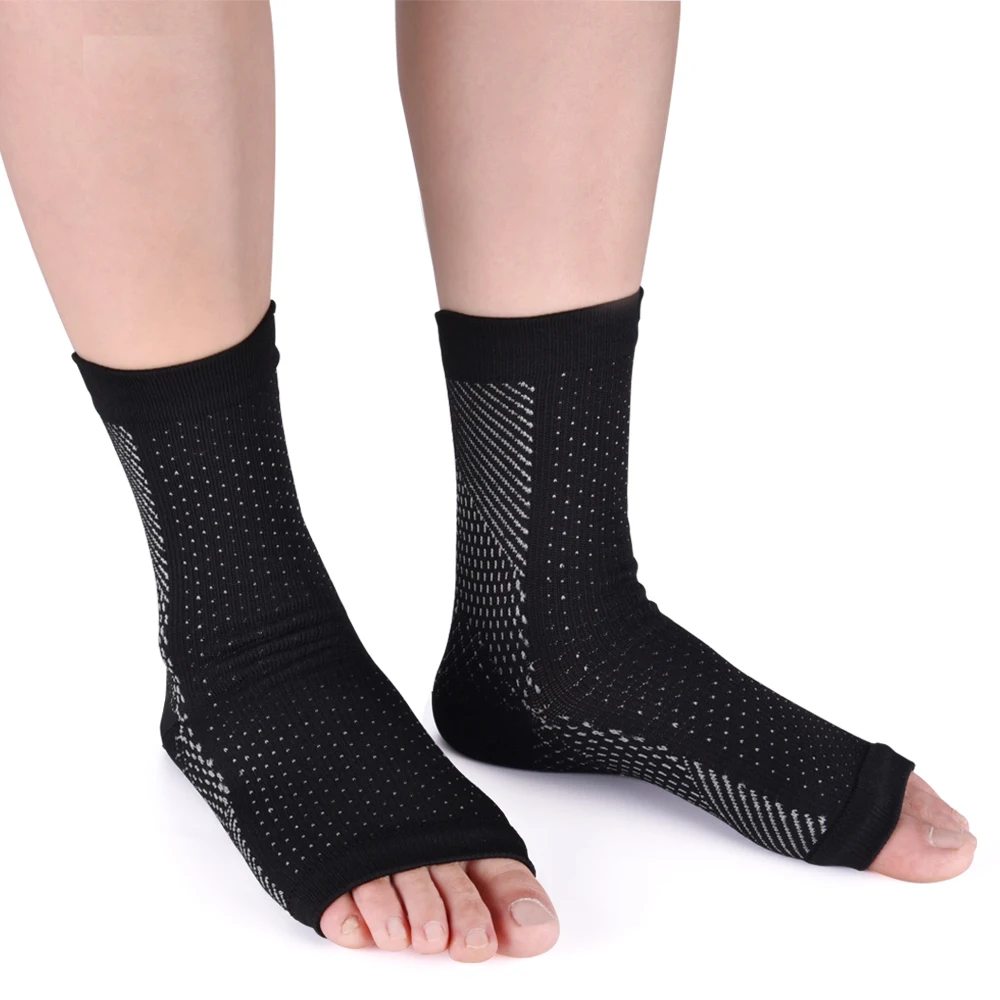 5 Pairs Neuropathy Socks for Men Women Ankle Compression Socks for Neuropathy Ankle Support Brace Plantar Fasciitis Swelling