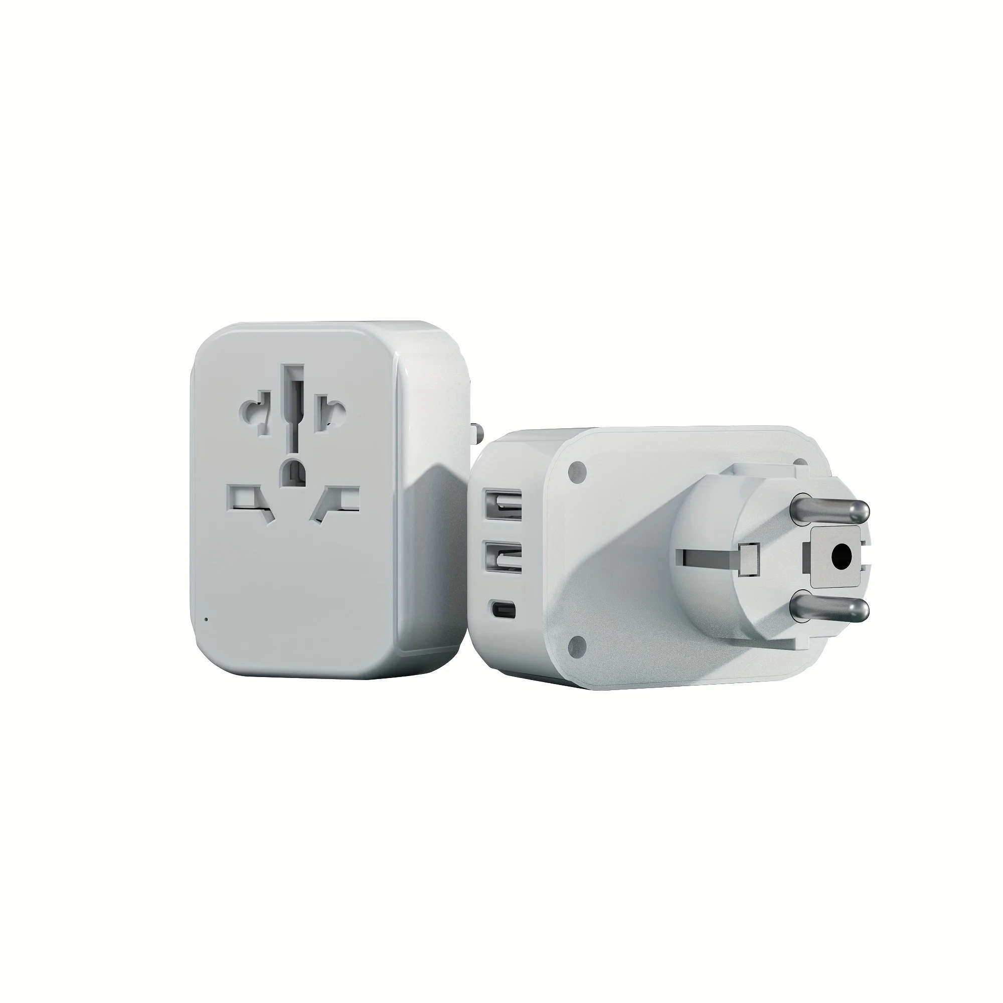 

EU USB Type-C Plug Adapter AU UK US To EU Plug Converter European Travel Adapter Australia USA to EU Electric Socket Outlet