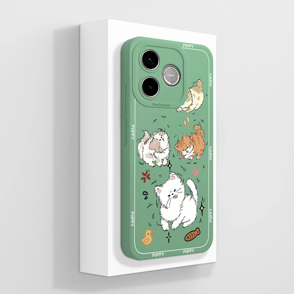 Pretty Flower Shockproof Silicone Phone Case with Camera Protection