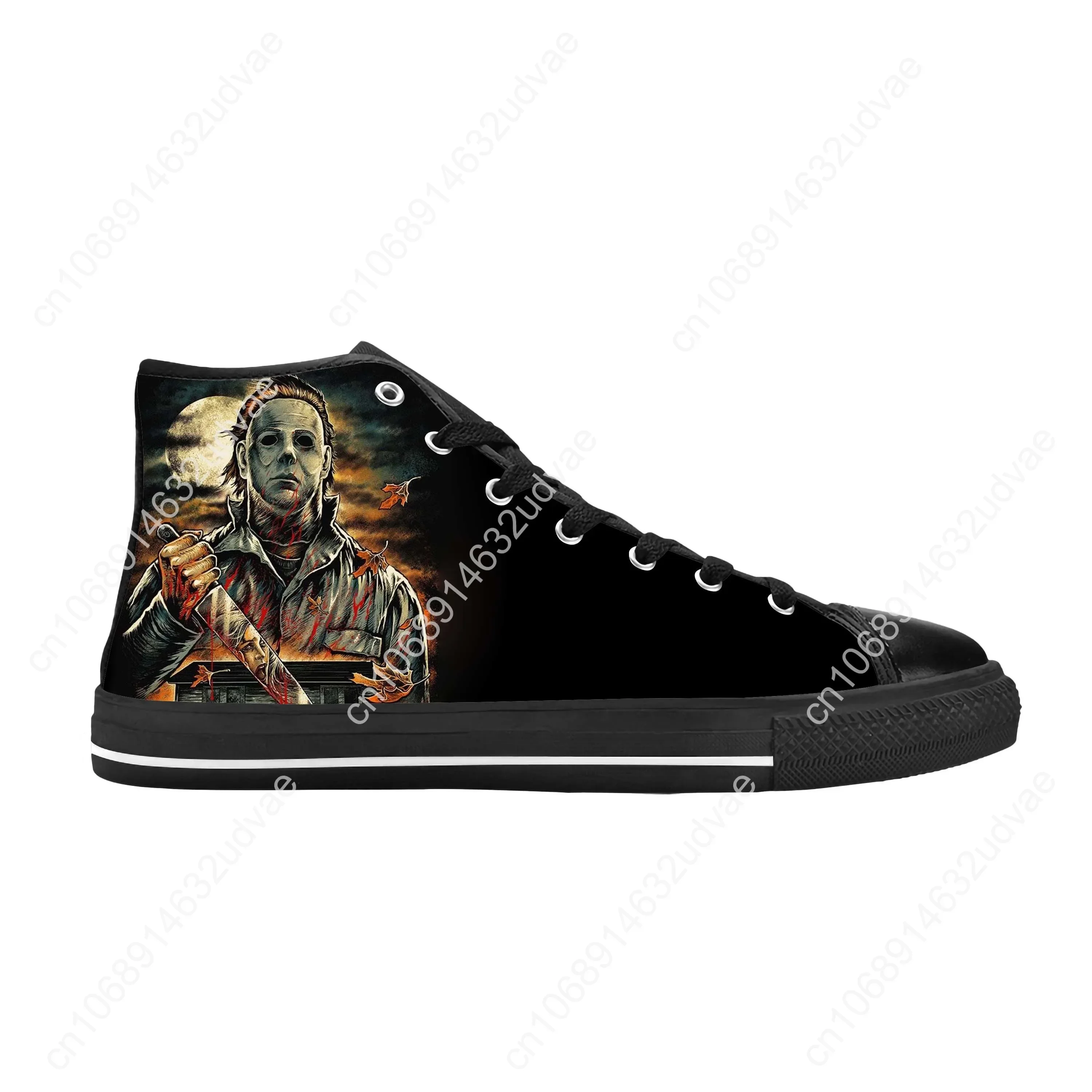Hot Myers Horror Scary Movie Gothic Halloween Michael Casual Shoes High Top Comfortable Breathable Mens Womens Teenager Sneakers