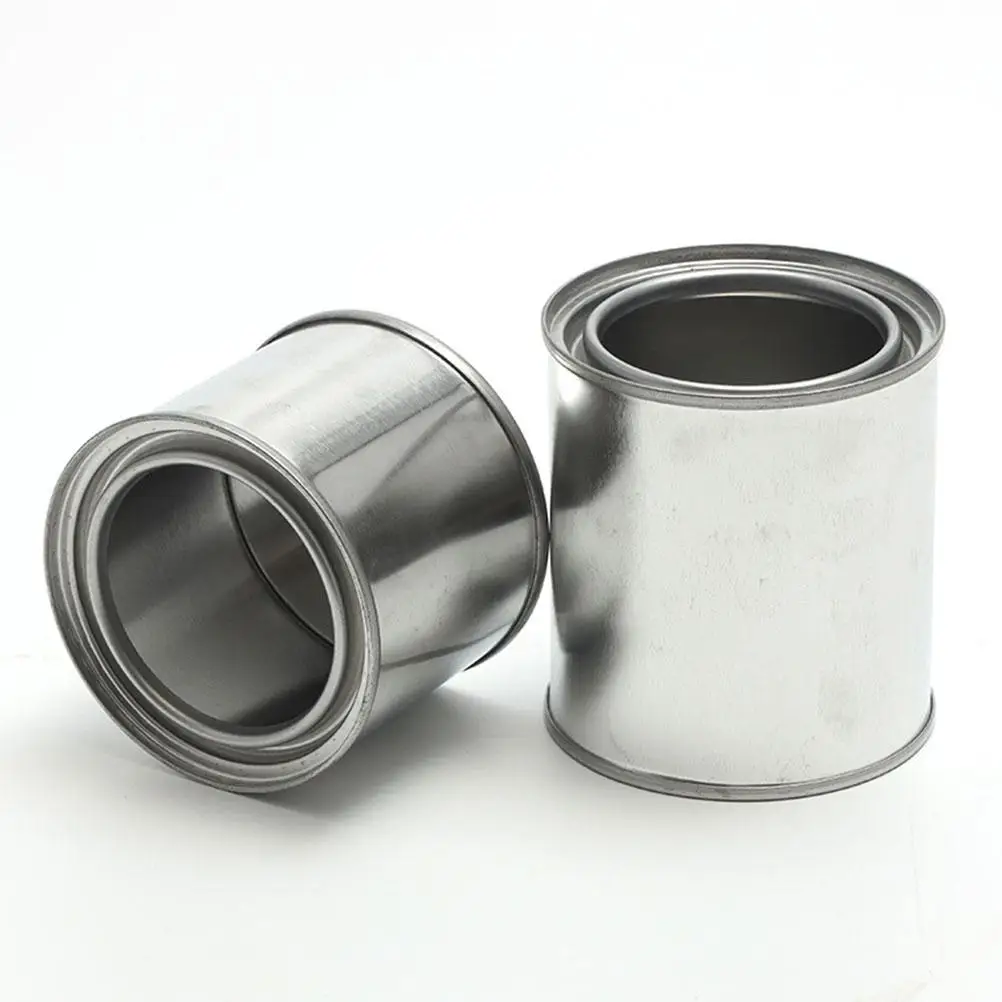 5 Pcs Metal Paint Can Tinplate Bucket Sealed Containers Multipurpose Storage Paint Buckets Empty Cans With Lids Pigment