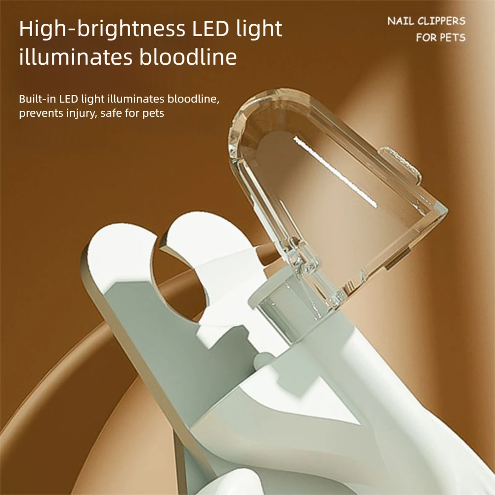 Professional Pet Nail Clippers with Led Light Pet Claw Grooming Scissors for Dogs Cats Small Animals Paw Nail Trimmer Pet Supply