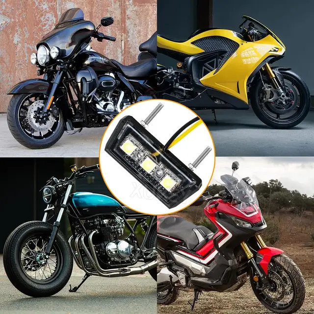 Luci LED Per Targa Auto E Moto 12V - 3 LED, Alluminio, Bianco - Facile Installazione Per Maggiore Visibilità - Foto 7