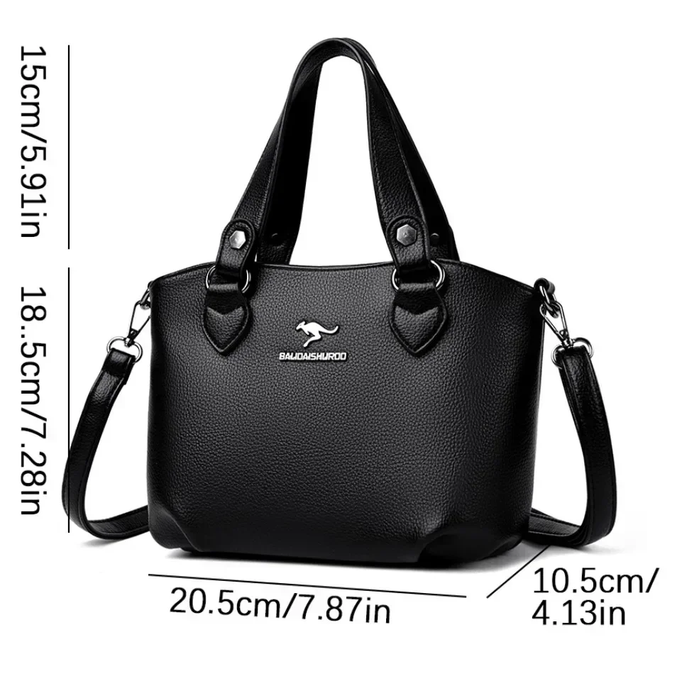 تُعد حقائب الكتف الجلدية الناعمة الأصلية للنساء من...