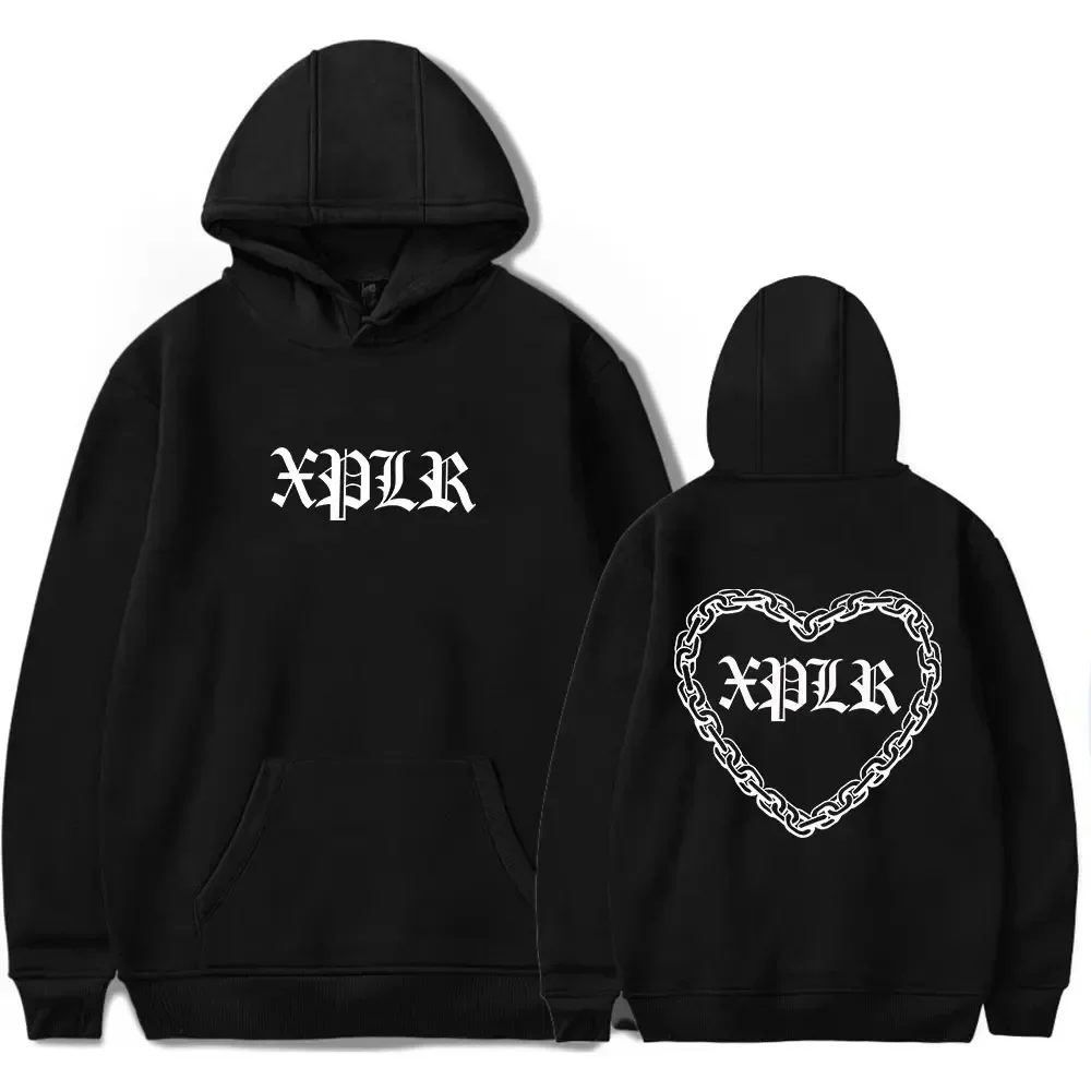 Sam and Colby XPLR Men's and Women's Hooded Sweatshirt Long sleeved Hooded Sweatshirt Warm Street Clothing Winter Top 4