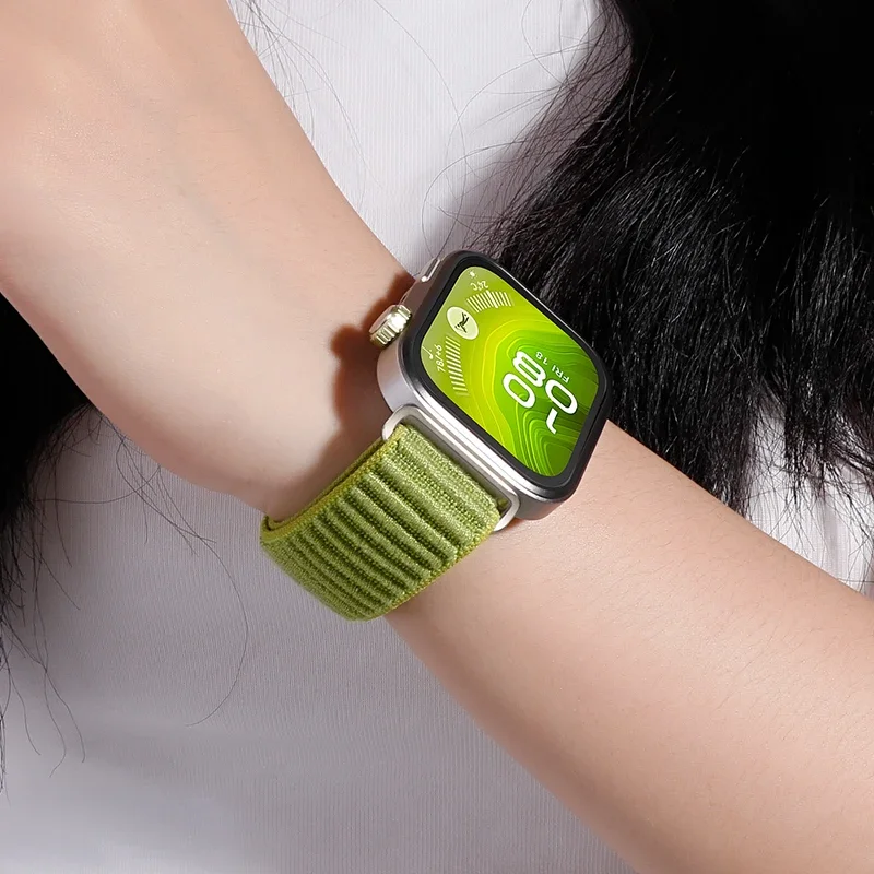 Sports Nylon Braided Loop Strap - Comfortable Bracelet Accessory