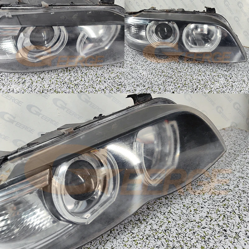 For BMW X5 E53 E70 A/W Switchback DTM Style Led Angel Eyes