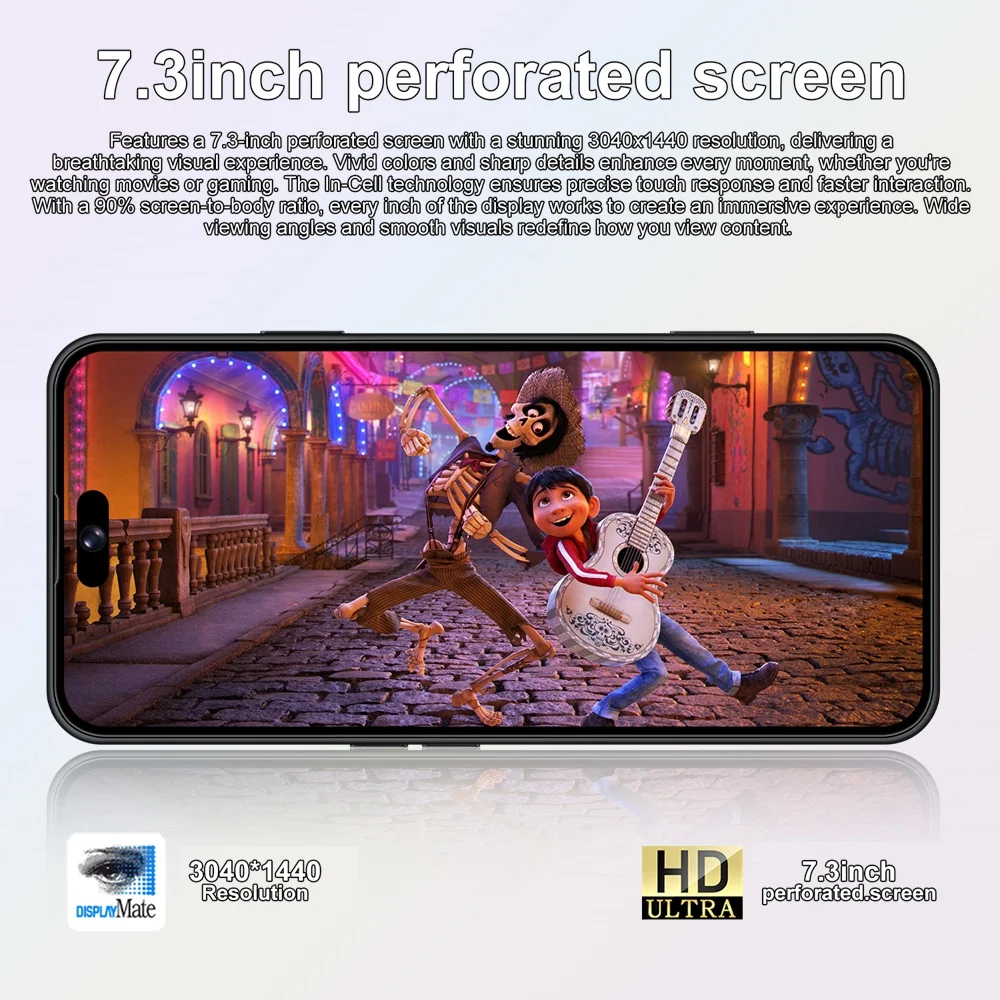 K-Touch A17 Pro Max Mobile Phones 5G Dual SIM Global Version Smartphone Android 15 Cell Phone 7.3 Inch 16+48MP 22GB+2TB 7800mAh Cellphones