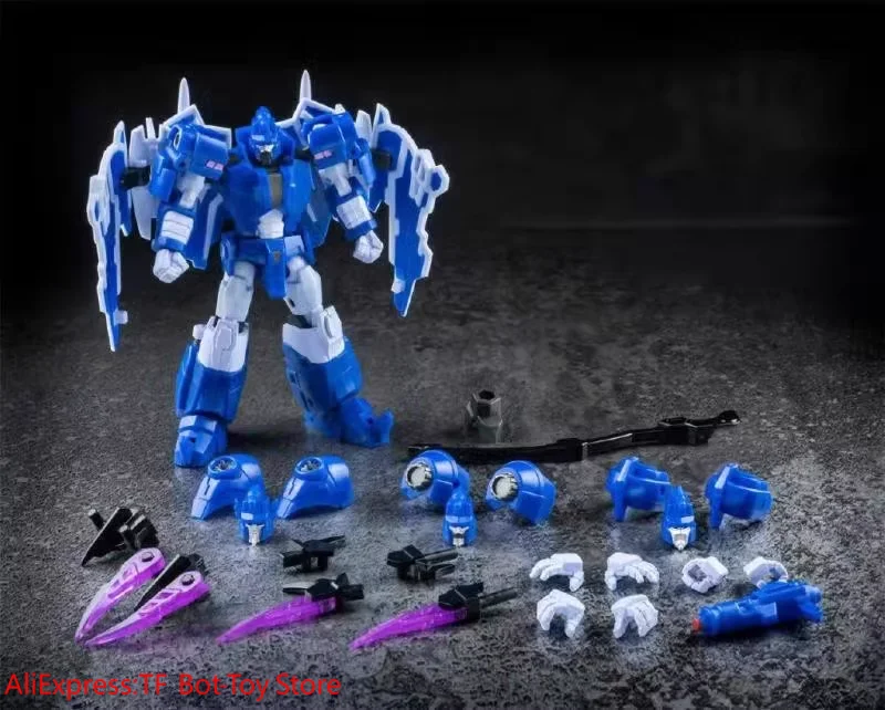 Figura De Acción Transformable De La Fábrica De Hierro, Mini Robot.