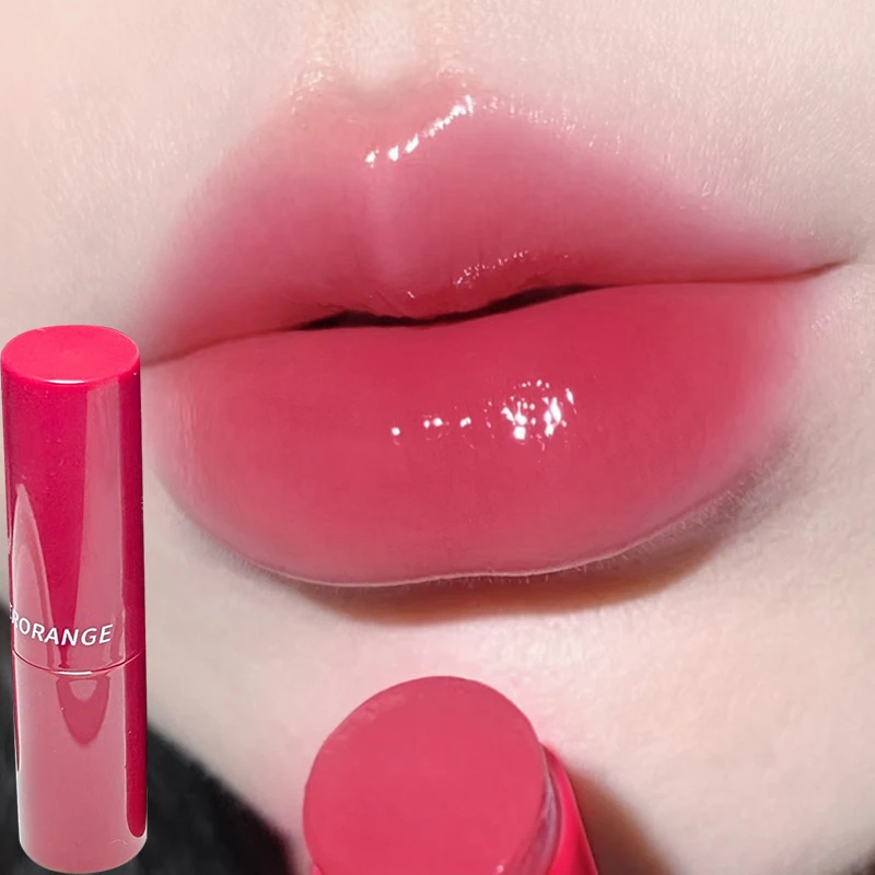thumbnail image 1 of Jelly Lipstick Moisturizing Mirror Water Light Solid Lip Gloss 8 Colors Crystal Tea Red Brown Lip Glaze Tint Lip Balm Makeup, 1 of 5