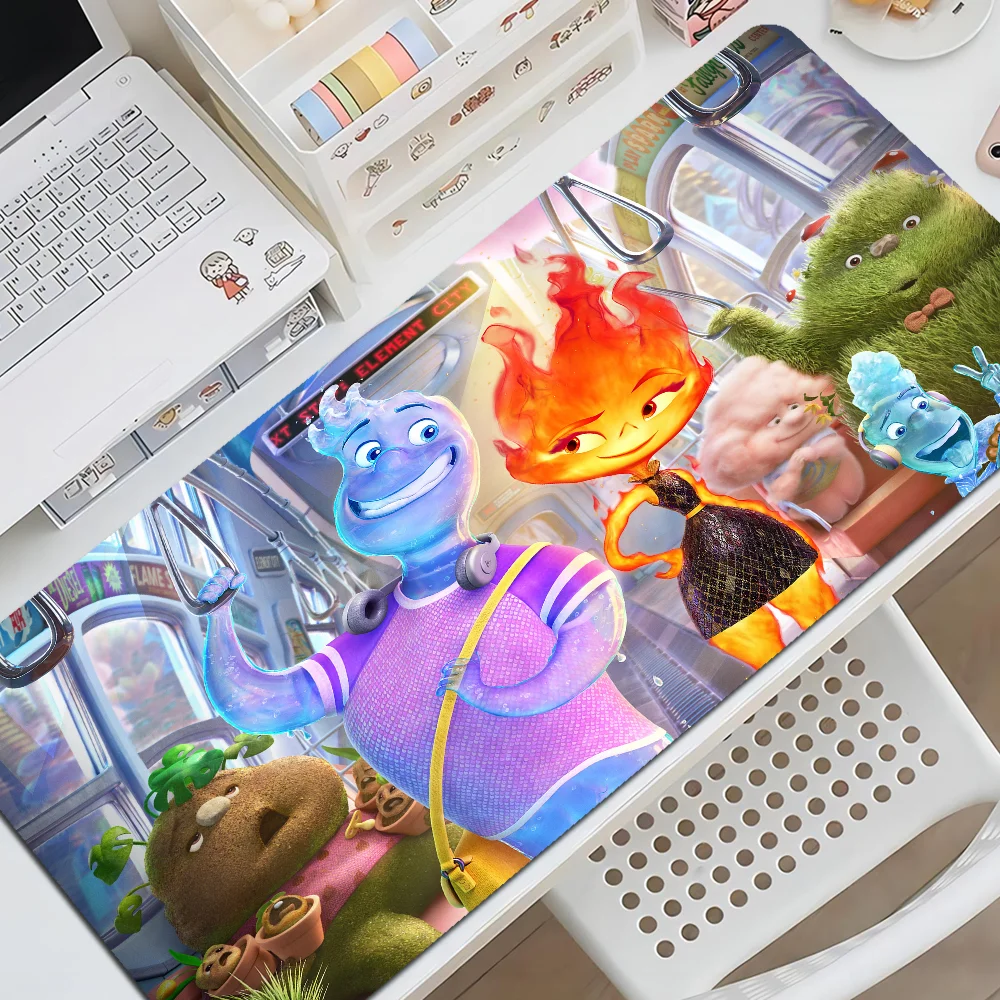 Beast Kingdom E-ElementalS INS Tide Large Gaming Laptop Computer Desk Mat Mouse Pad Notbook Gamer for Teen Girls Bedroom 2