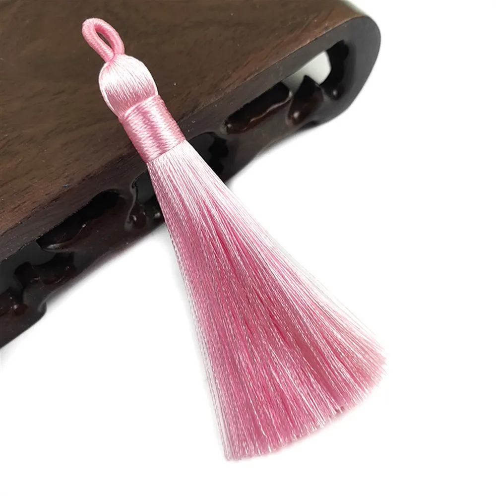  10~80Pcs Bookmark Tassels Fringe Brush Handmade Soft Craft Mini  Tassels with Loops for DIY Crafts Jewelry Making Accessories,Tassel mo lv ,20pcs