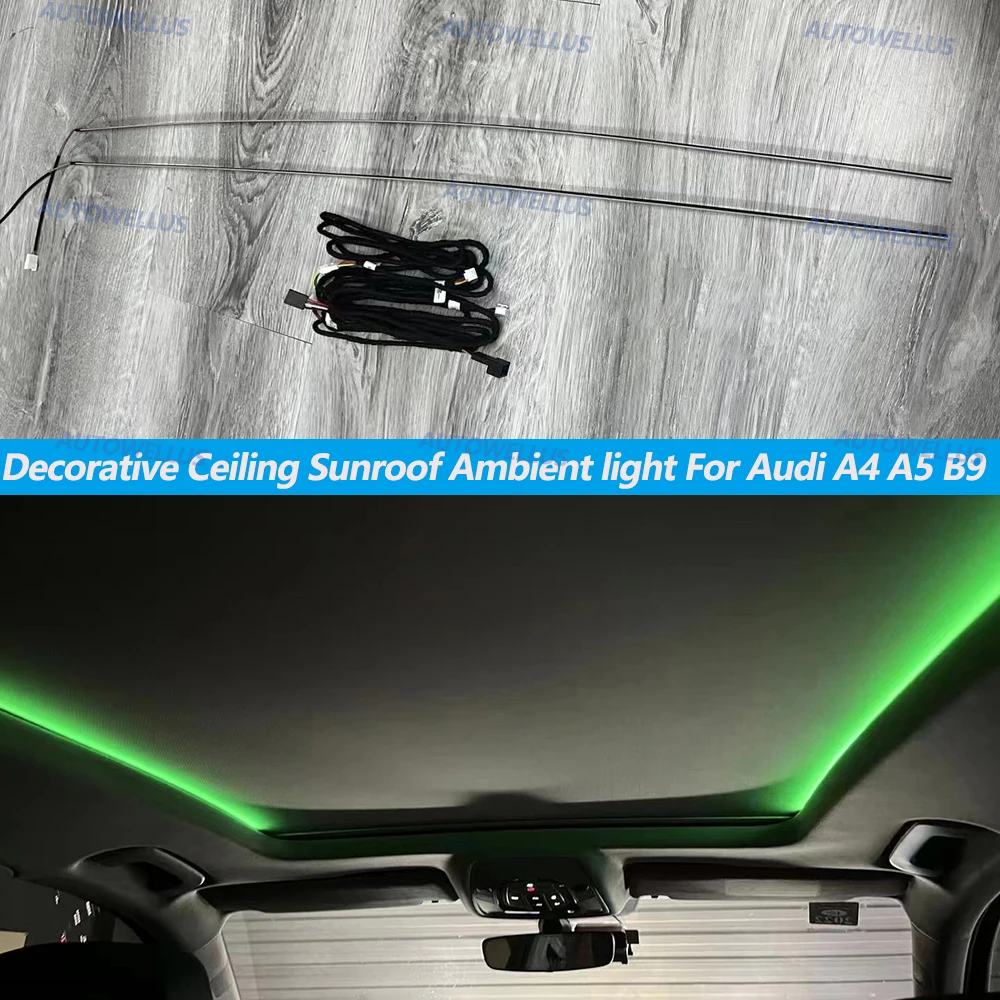 For Audi A4 A5 B9 Interior Decorative Ceiling Sunroof Ambient light 32