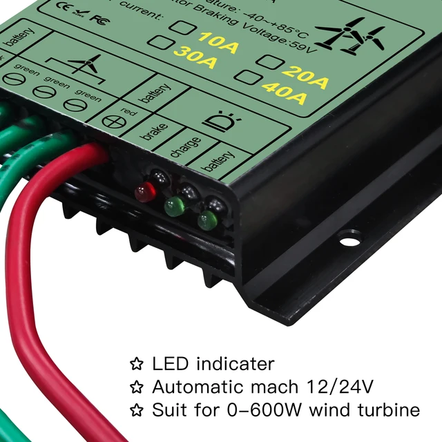 Wifi Hybrid Wind Solar Laderegler 4000W MPPT 12/24/48V Batterie Regler
