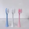 4pc Replacement Brush Heads for Children's Electric Toothbrush Sonic Cartoon Pattern for Kids Smart Tooth Brush Heads Waterproof 2
