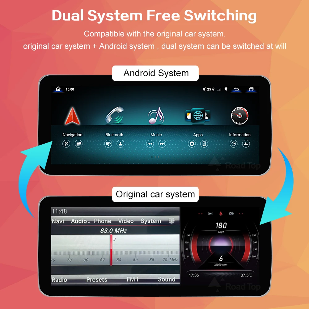 Android 13 Car Radio Multimedia Player Screen Mercedes Benz ML W166 GL X166 SLC SLK Carplay Autoradio Head Unit GPS DSP WiFi car multimedia player car radio
