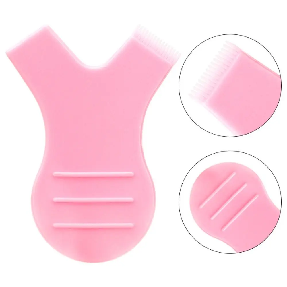 10PCS 새로운 부드러운 플라스틱 아이 래쉬 리프트 8 색 Y 모양 속눈썹 컬러 아이 래쉬 브러쉬 마스카라 도구