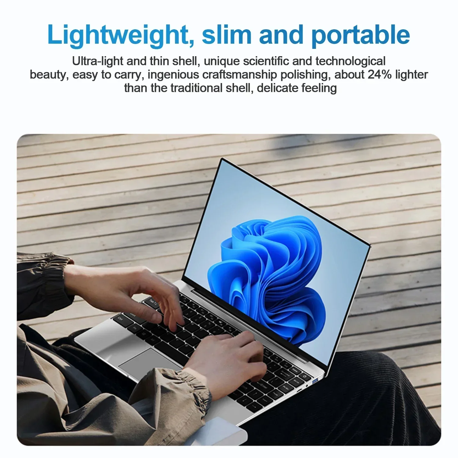 2026 Portable Laptop Computer Intel Atom A3950 Notebook PC 12GB RAM 512GB 1TB M.2 SSD Windows 11 Pro 14.1" Office Study Computer 5