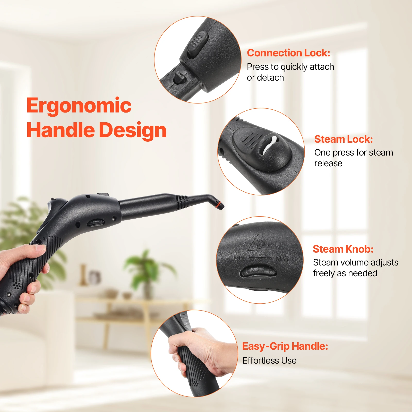 SucceBuy Multipurpose Steam Cleaner 5