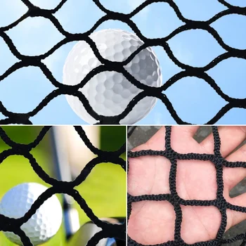 3 * 3m Golf Practice Net, High Impact Golf Hitting Net, Heavy-Duty Golf Practice Barrier Tennis Sports Tool 1