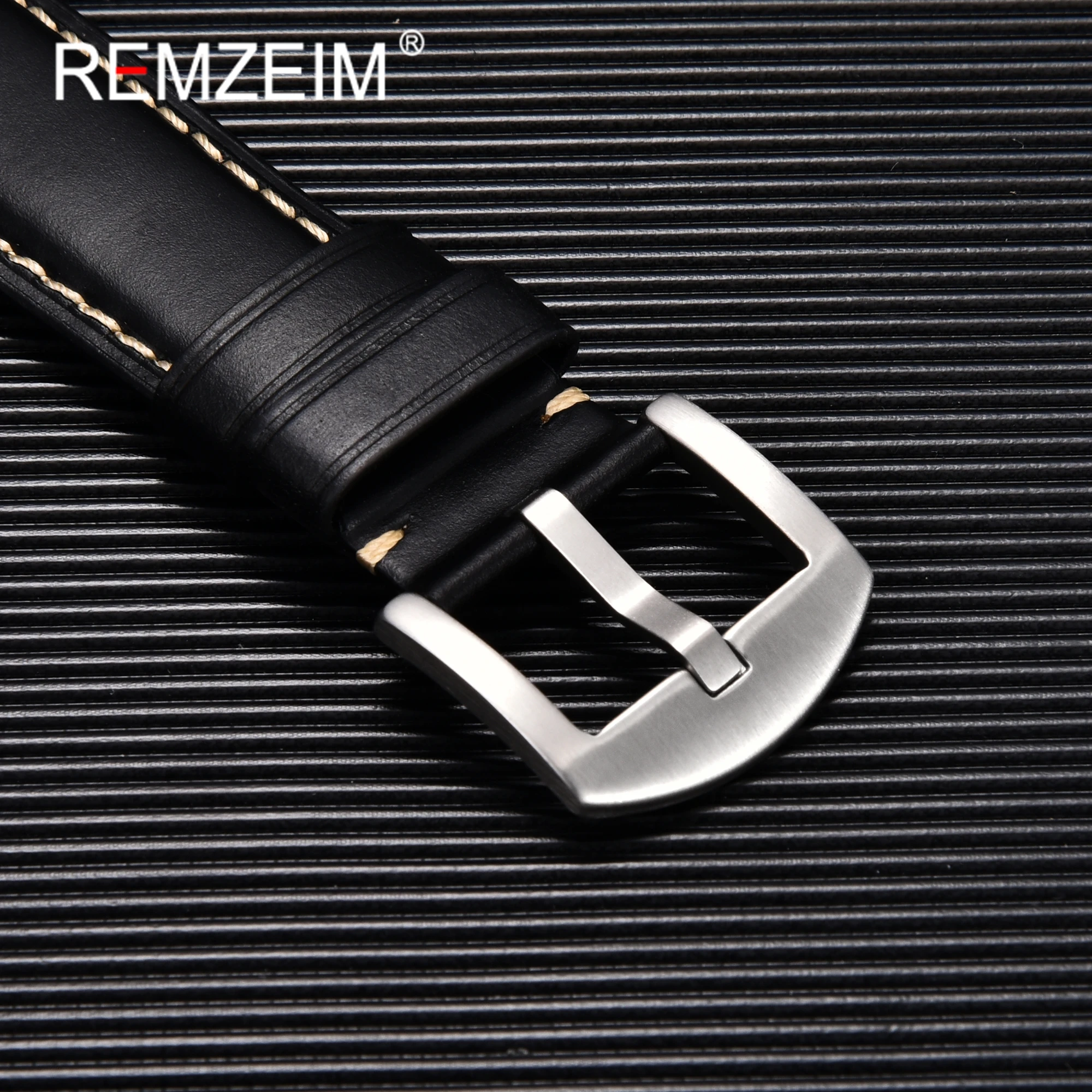 Premium Genuine Leather Vintage Watchband - Oil Waxed Blue, Brown, Black Straps