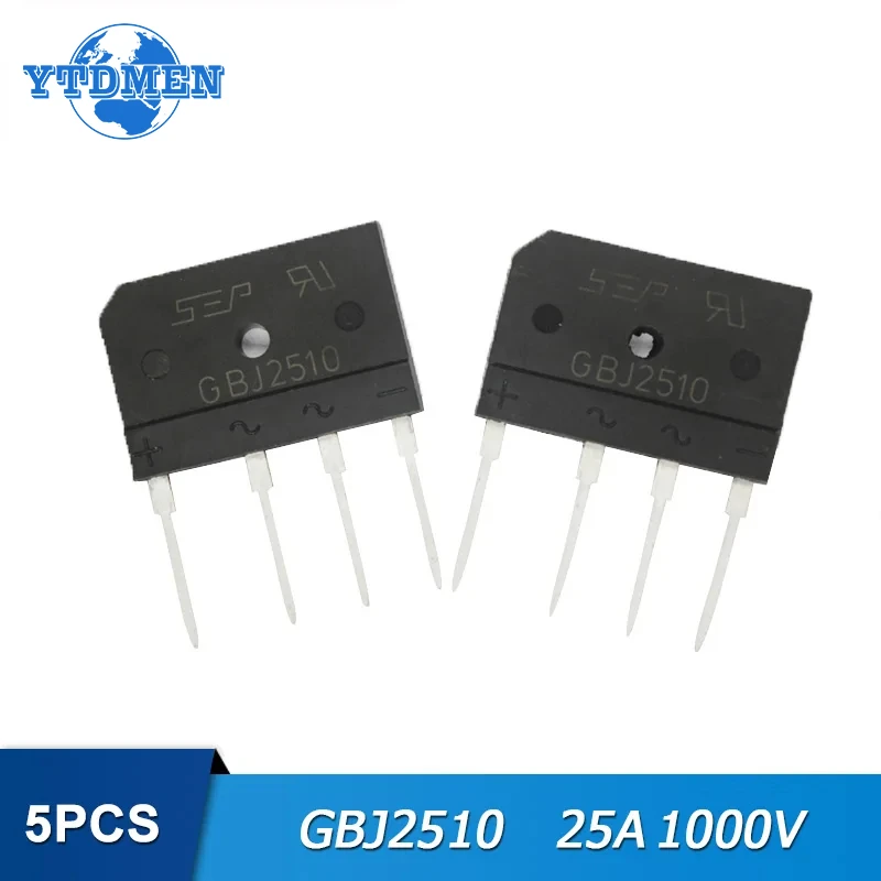 Diode Bridge Rectifier Kit GBJ1510 GBJ2510 GBJ3510 GBU1510 GBU3510 5PCS diode bridge rectifier electrical rectifier diodes rectifier diodes electrical diodes electrical component electronic component
